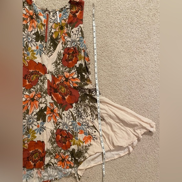 NWOT Free People “Backyard Party” Floral High Low Tunic Dress Size S - Picture 16 of 16